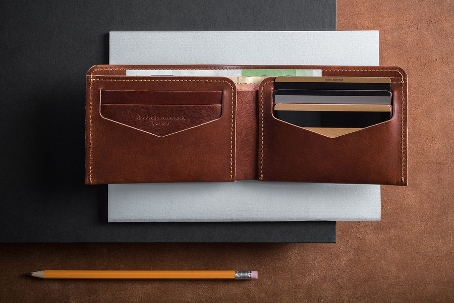 Sophisticated Clad Portemonnaie Wallet – Premium Leather Organizer by Craftory at brixbailey.com