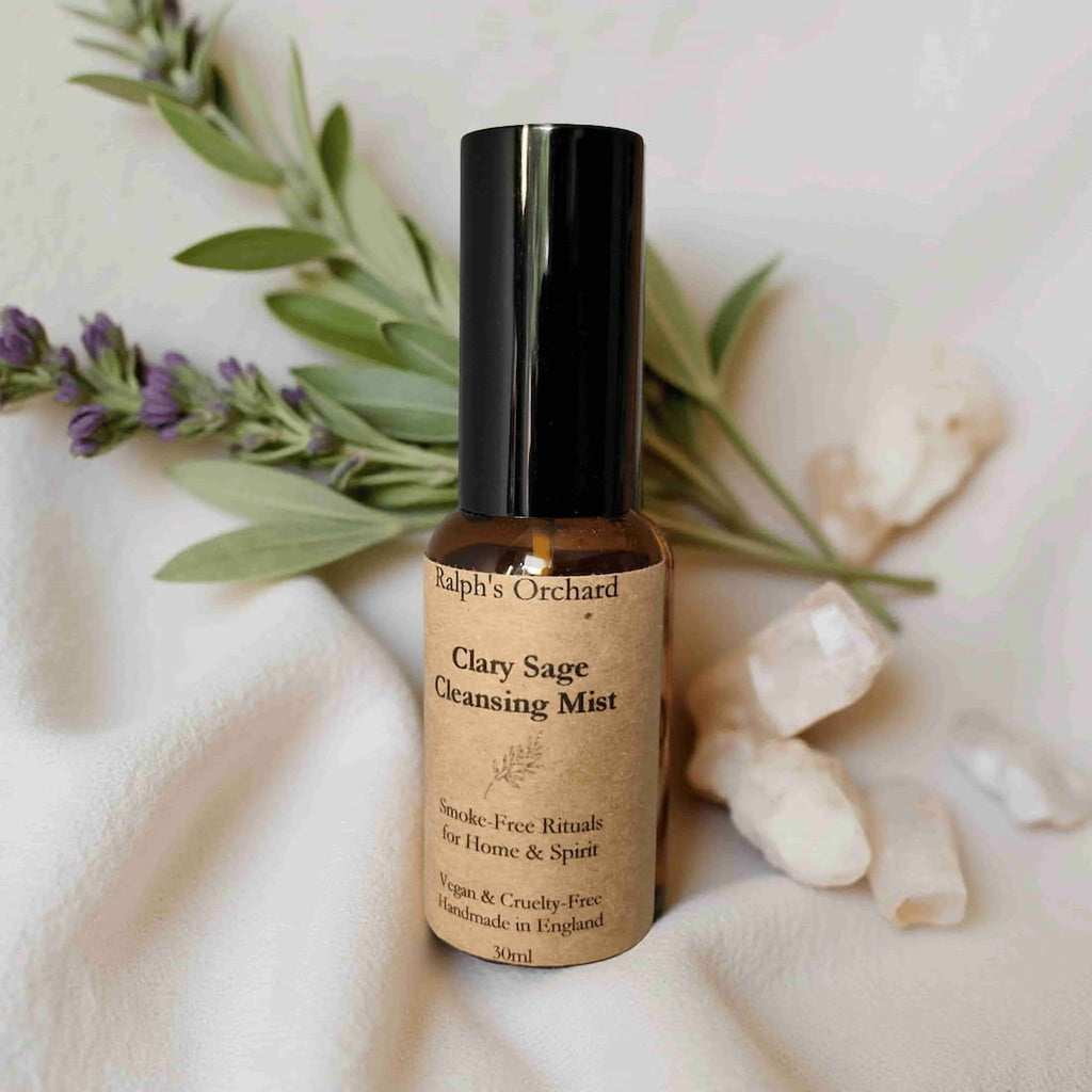 Clary Sage Cleansing Mist - Natural Smoke-Free Room Spray (30ml)