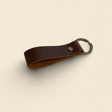 Handmade Leather Keychain – Eco-Friendly & Stylish Gift by Yoru at www.brixbailey.com