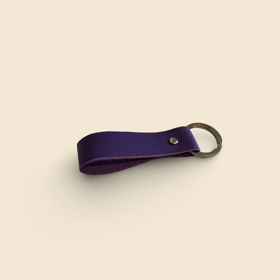 Handcrafted Leather Keychain – Eco-Friendly, Stylish Gift by Yoru at www.brixbailey.com