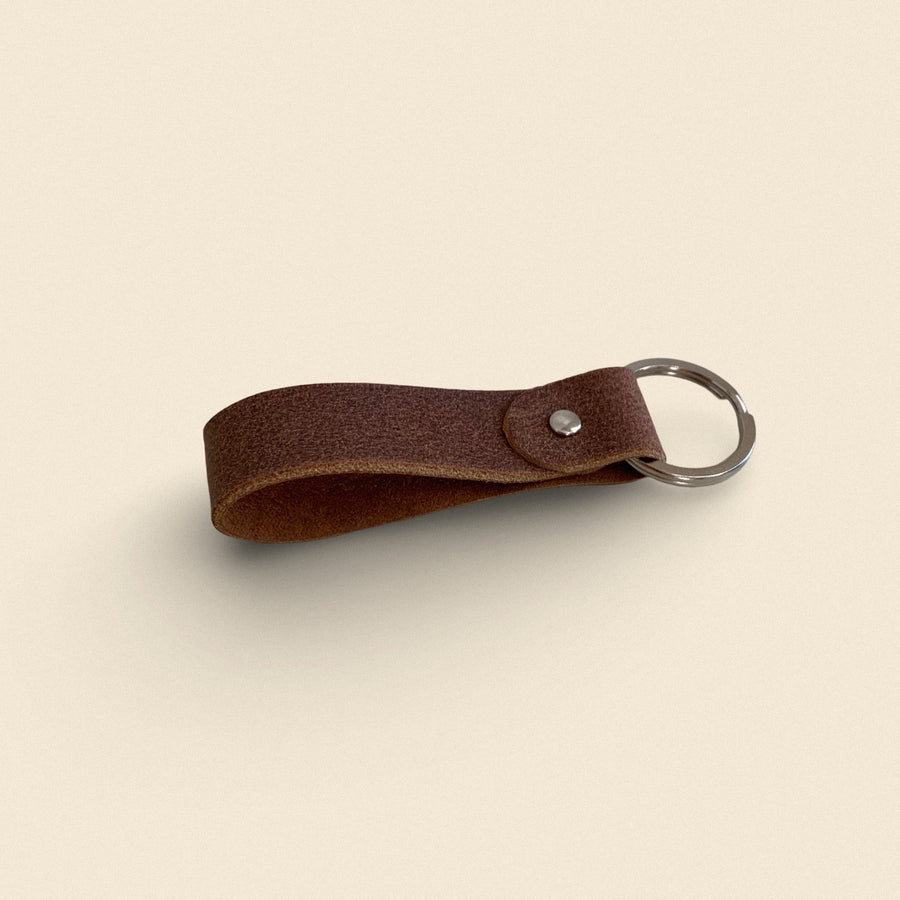 Handmade Leather Keychain - Top Loop