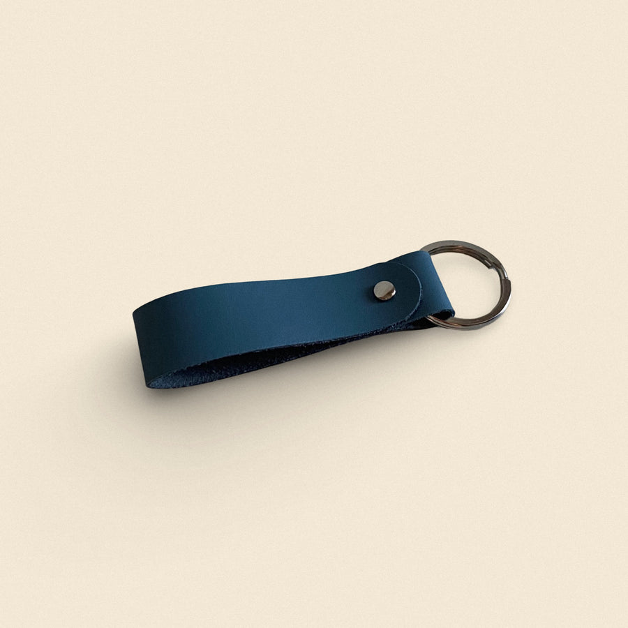 Handcrafted Leather Keychain – Perfect Gift, Eco-Friendly by Yoru at www.brixbailey.com