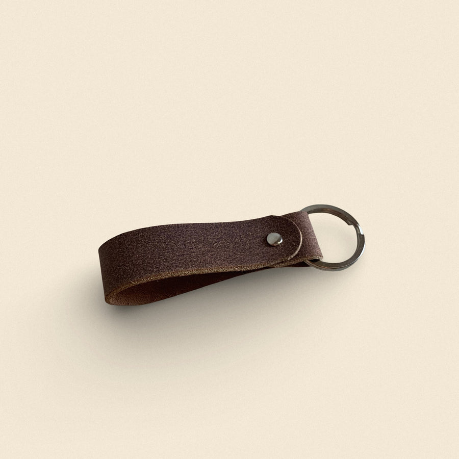 Handcrafted Leather Keychain – Ideal Gift in Multiple Colors by Yoru at www.brixbailey.com