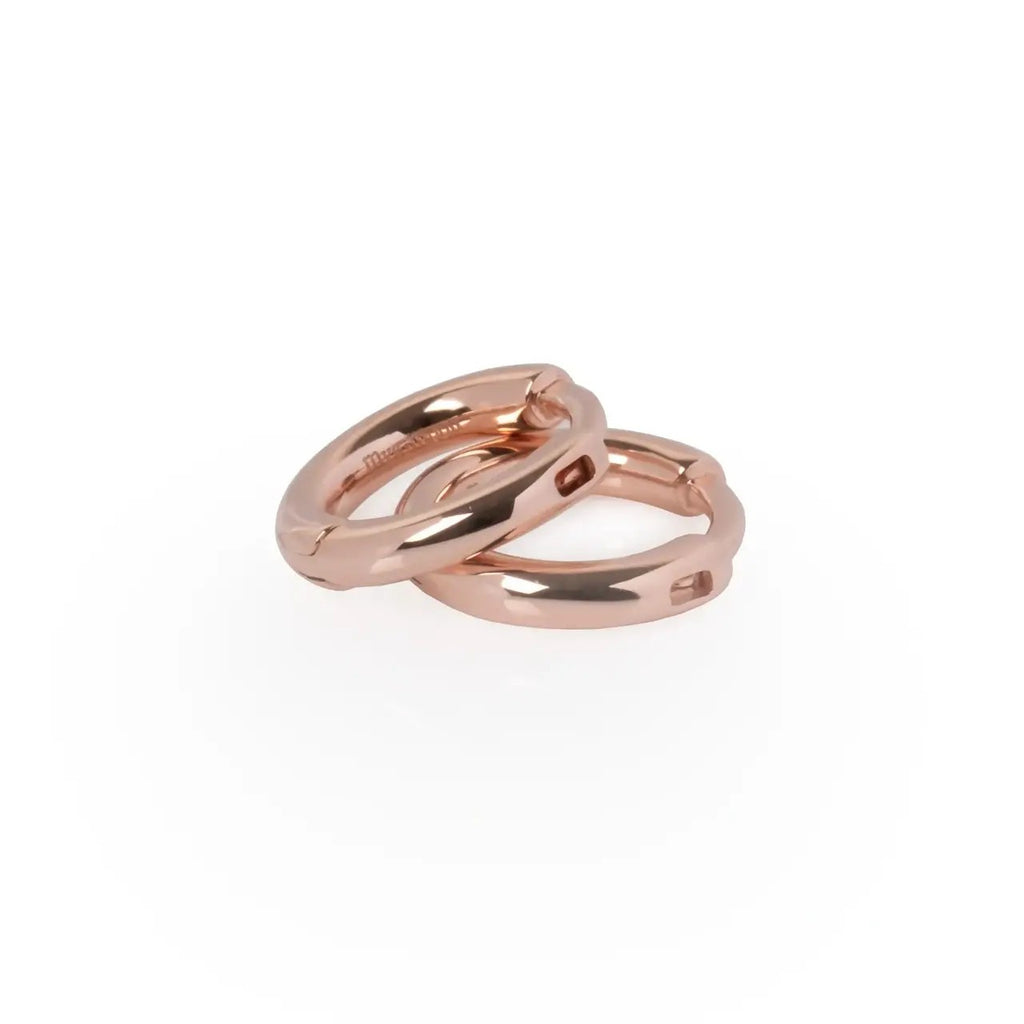 Classy Hoop Earrings in 925 Silver - Simple & Timeless by MyaMoon by MyaMoon at www.brixbailey.com