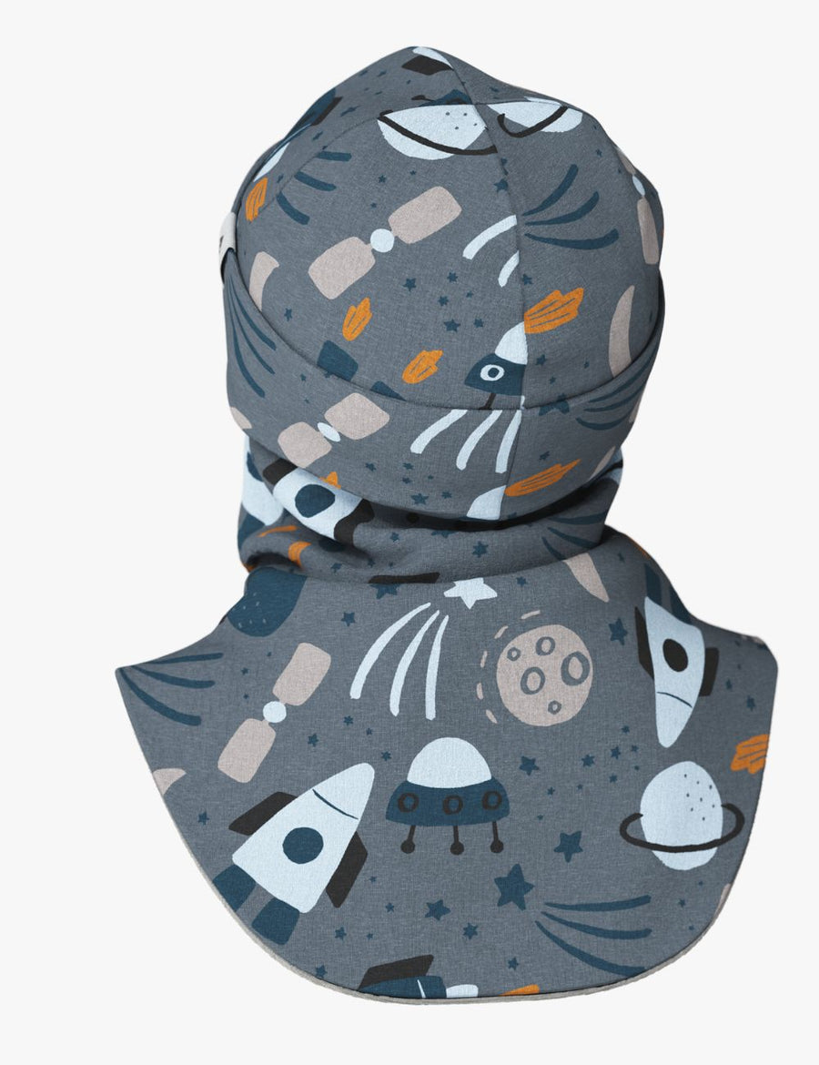 Winter-Proof Kids Balaclava with Double-Merino Lining – Hat & Scarf Combo by Breden at brixbailey.com