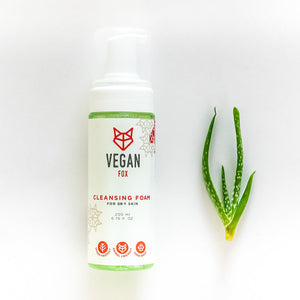Vegan Fox Cleansing Foam – Hydrating & Gentle for Dry Skin by Vegan Fox at www.brixbailey.com