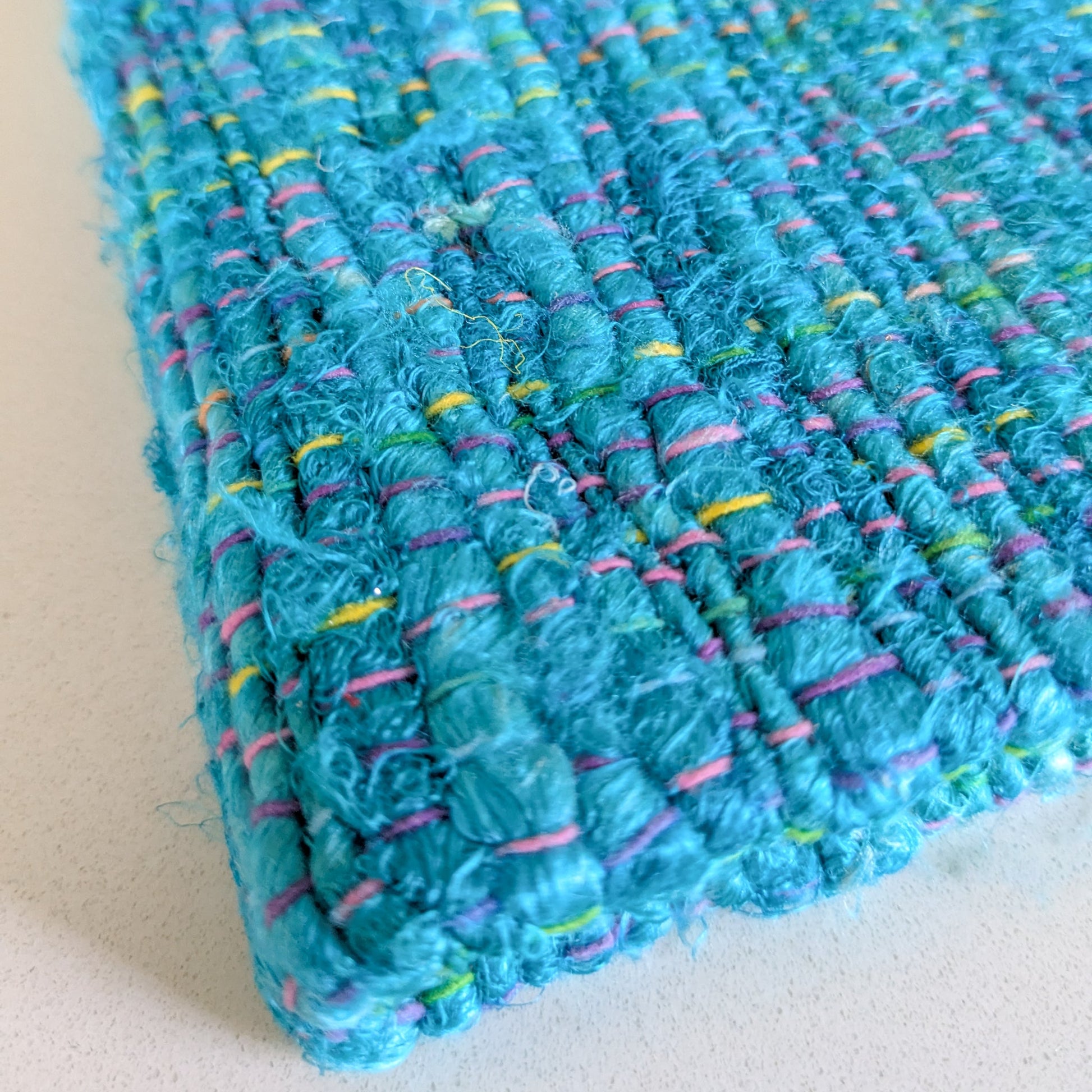 Handwoven Textured Hardcover Notebook – 5x7in Eco-Friendly Journal Fair Trade