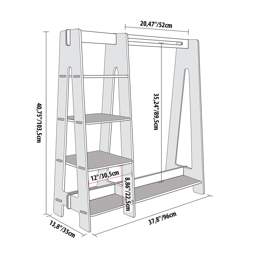 Montessori Toddler Clothing Rack – Customizable & Educational by Montessori House Bed at www.brixbailey.com