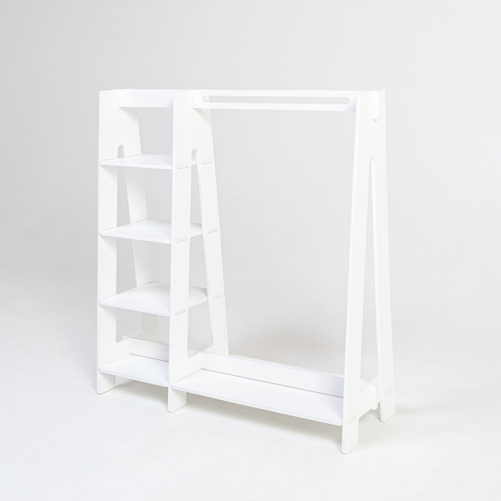 Wooden Toddler Clothing Rack – Montessori Inspired Organizer by Montessori House Bed at www.brixbailey.com