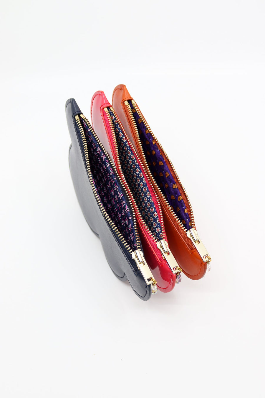 Eco-Friendly Leather Cloud Wallet – Swarovski & Silk Lined by Tairi Roosve at www.brixbailey.com