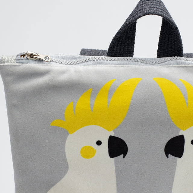 Cockatoo Kids Backpack – Whimsical & Durable Design by Muni at brixbailey.com