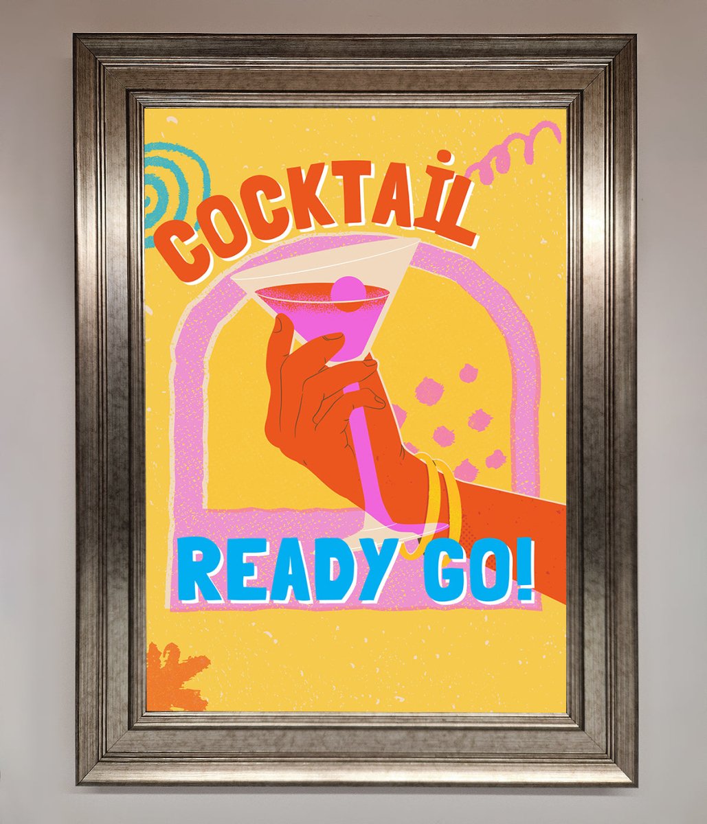 Cocktail Ready Go Framed Poster