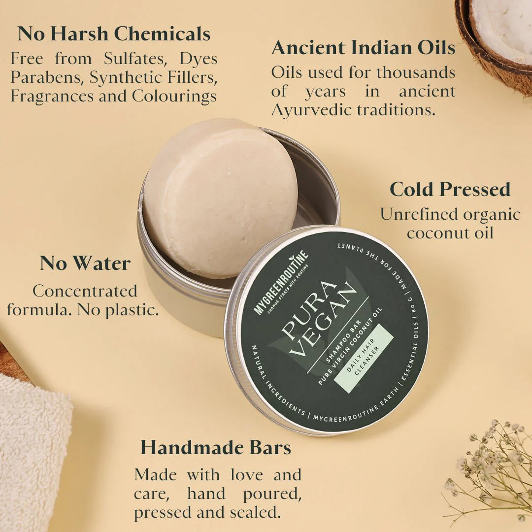 Coconut Shampoo Bar for Dry Hair