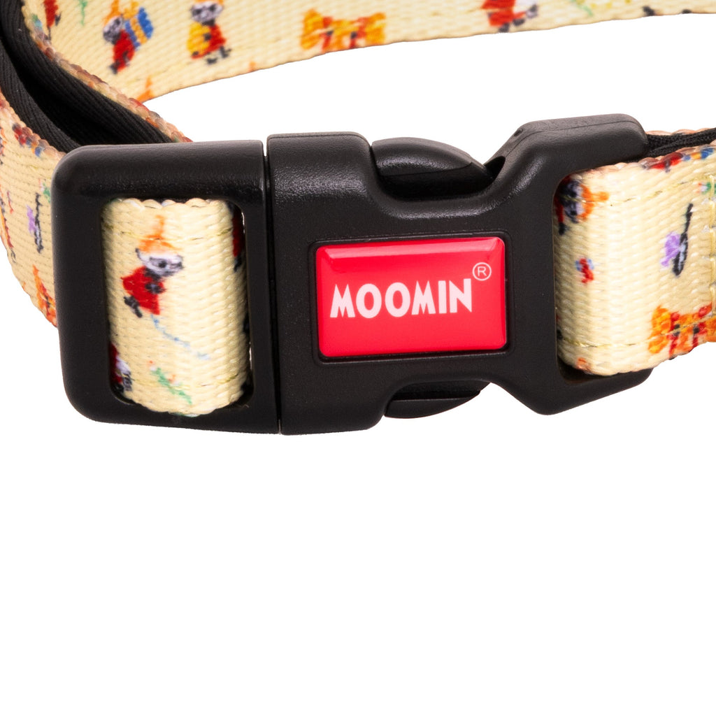 Moomins Yellow Sunrise Dogs Padded Collar by Soho Poms