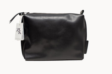 Zelma Kraft Handmade Leather Cosmetic Bag – Durable & Stylish by Zelma Kraft at brixbailey.com