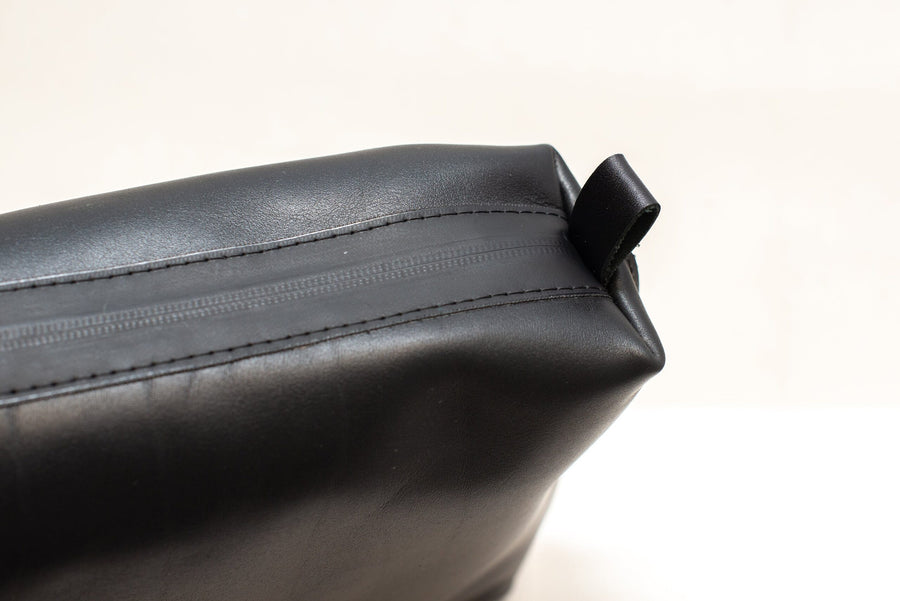 Zelma Kraft Handmade Leather Cosmetic Bag – Elegant & Practical by Zelma Kraft at brixbailey.com
