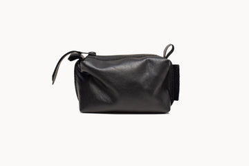 Handmade Leather Cosmetic Bag by Zelma Kraft – Durable & Stylish by Zelma Kraft at brixbailey.com