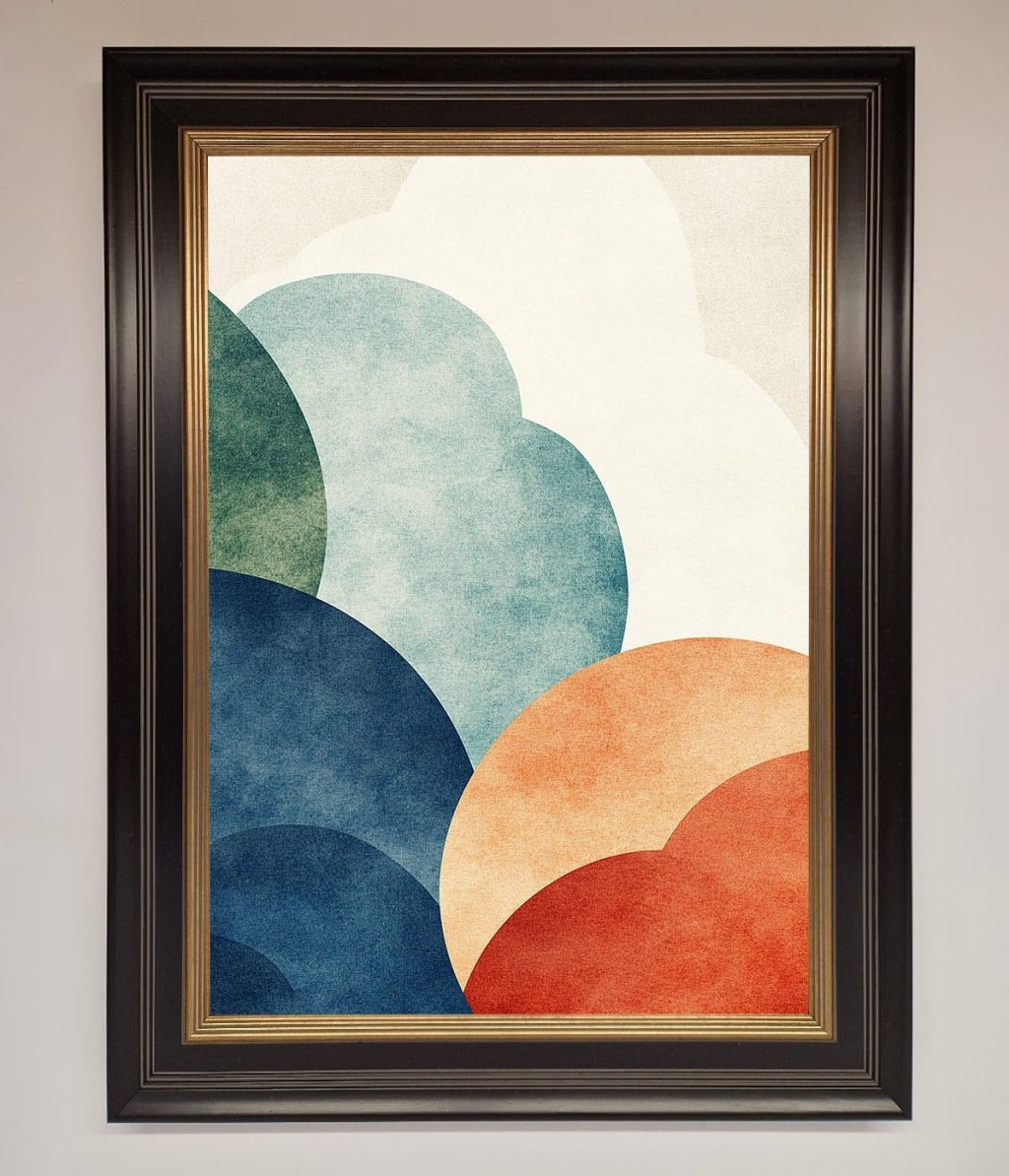 Colour Clouds Framed Wall Art