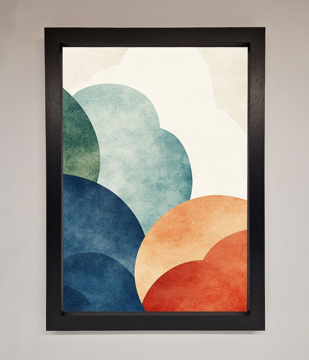 Colour Clouds Framed Wall Art