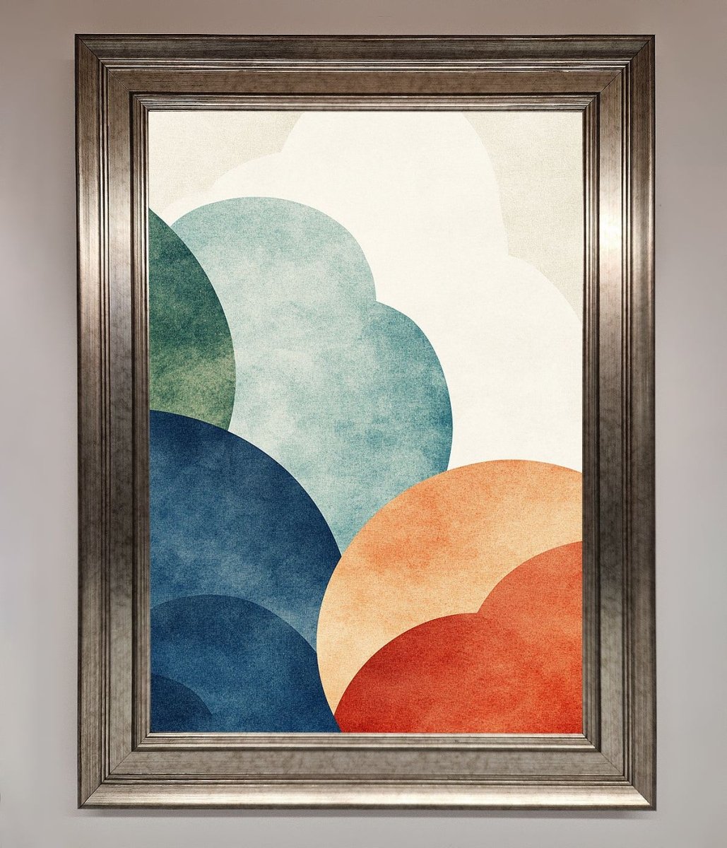 Colour Clouds Framed Wall Art
