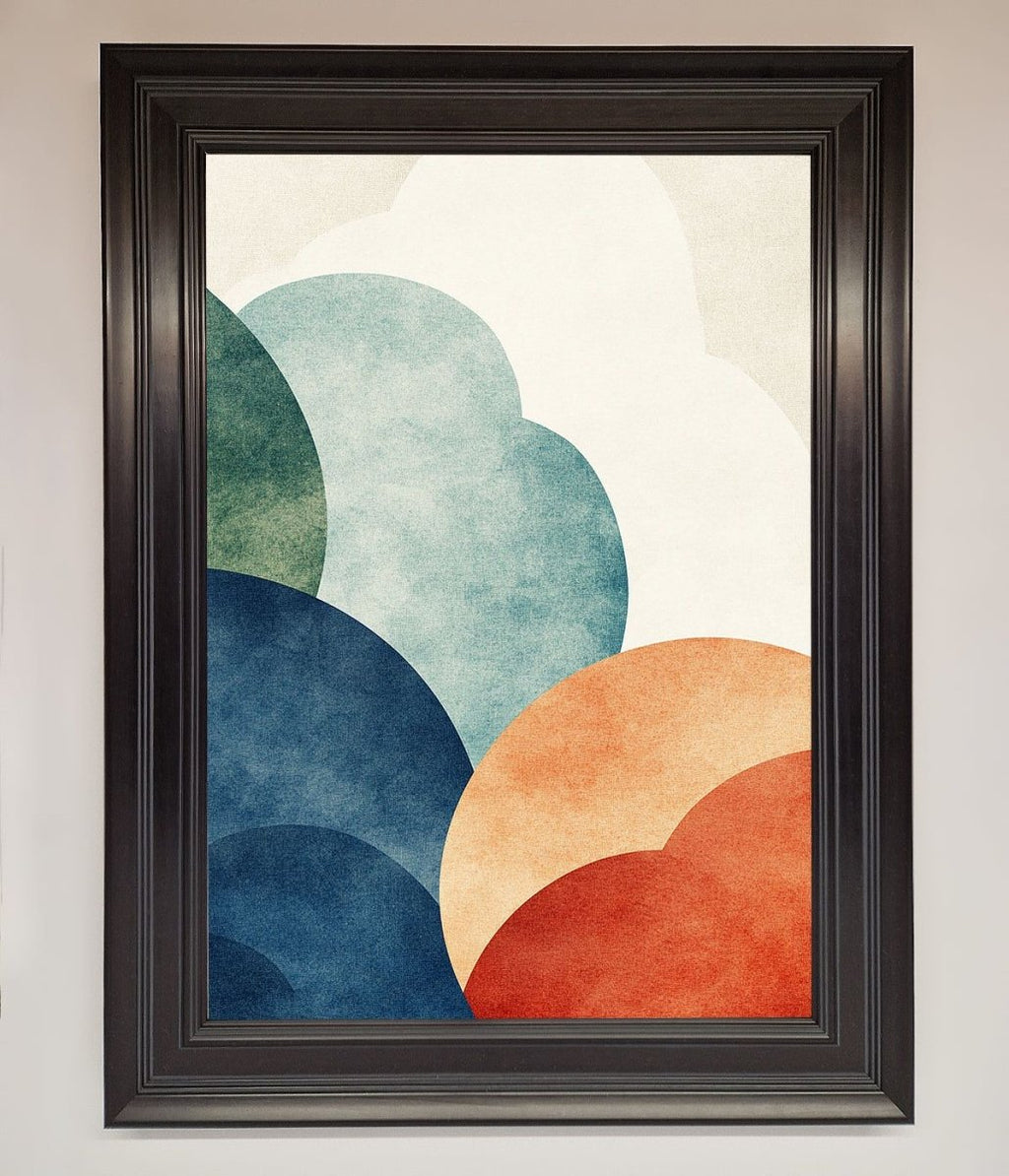 Colour Clouds Framed Wall Art