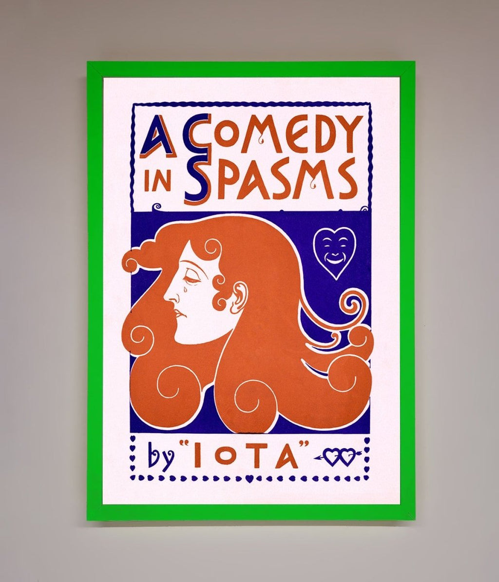 Comedy Poster Vintage Framed Poster