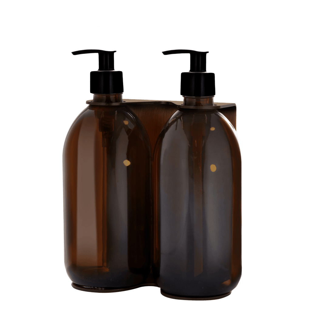 Copper Double Wall Mounted Soap Dispenser
