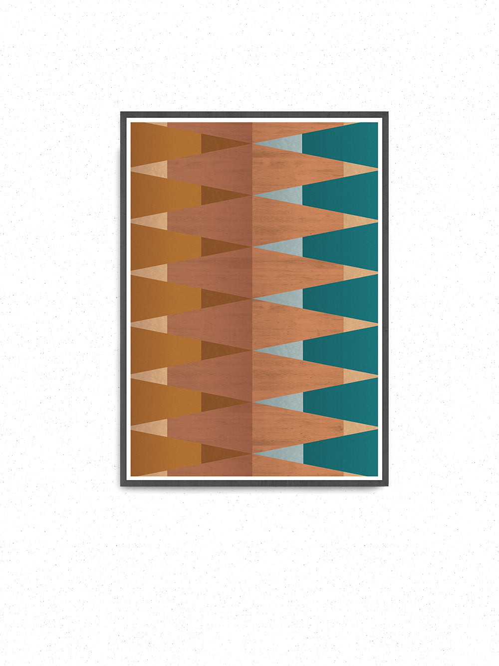 Copper Tops Geometric Wall Art