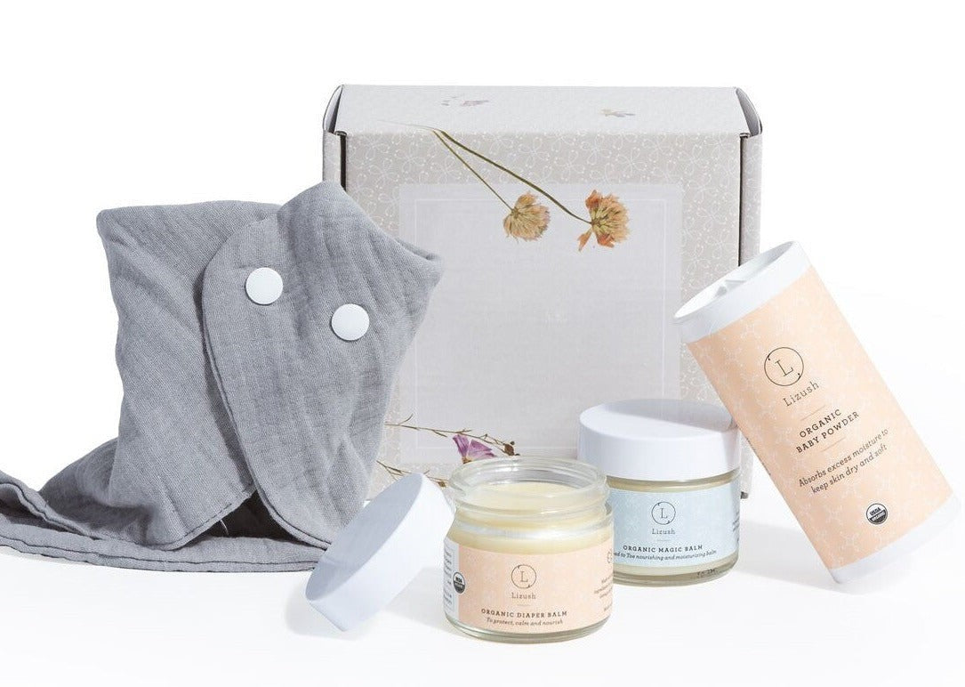 Small Organic New baby Gift Set - Welcome Little One!