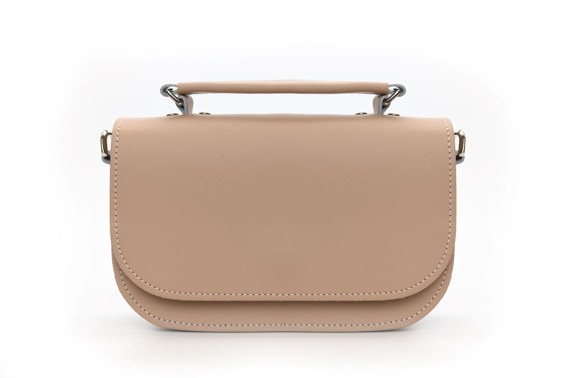 Aura Handmade Leather Bag - Iced Coffee