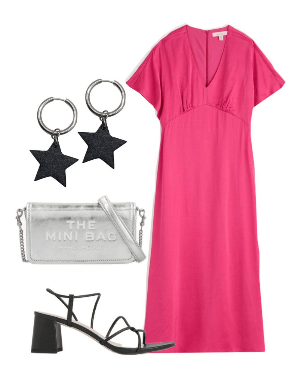 Cow print star cork charms