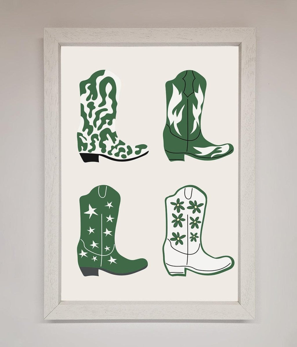 Cowboy Boots Framed Print