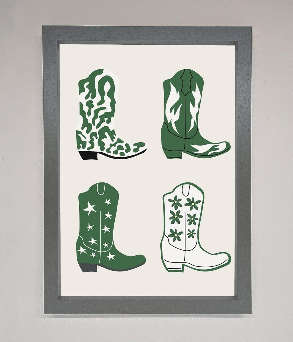 Cowboy Boots Framed Print
