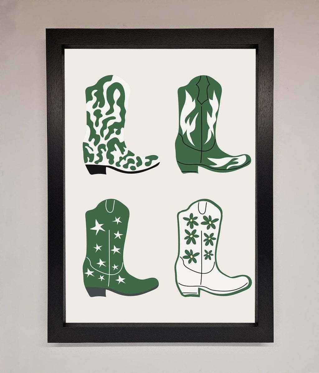 Cowboy Boots Framed Print