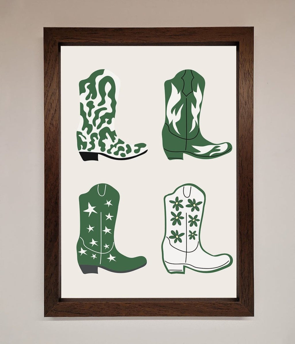 Cowboy Boots Framed Print
