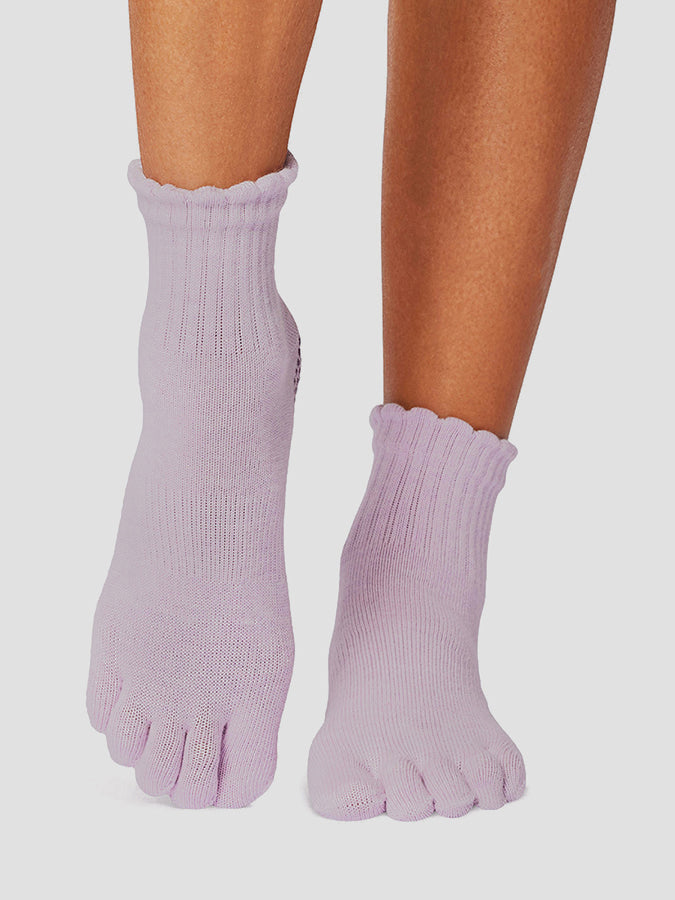 ToeSox Melody Scallop Full Toe Yoga Socks