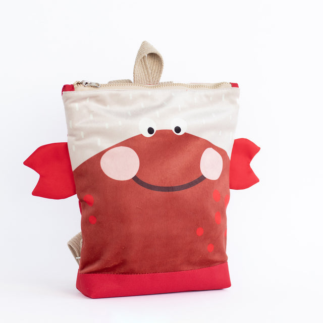 CRAB Toddler Backpack – Durable & Whimsical Preschool Bag by Muni at brixbailey.com