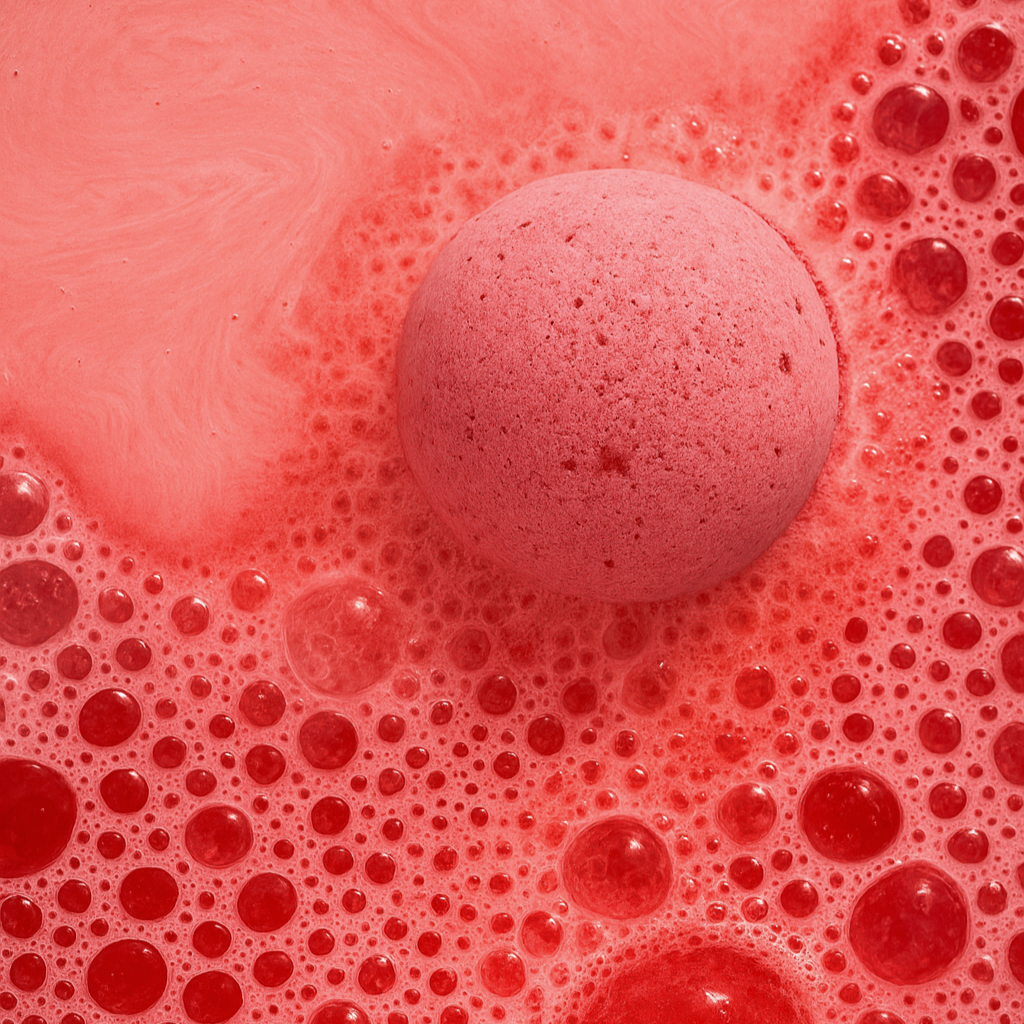 Cranberry Scent Christmas Bath Bomb