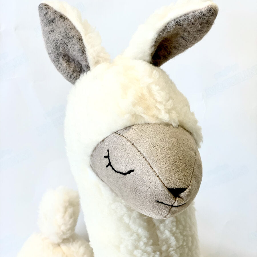 Soft Toy-Pillow Alpaca – Vegan Fur, Hypoallergenic & Comfortable by Kai aš mažas buvau at www.brixbailey.com