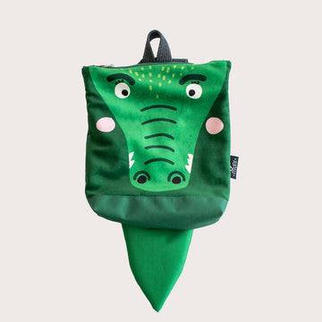 Adorable Crocodile Toddler Backpack – Durable & Playful Design by Muni at brixbailey.com