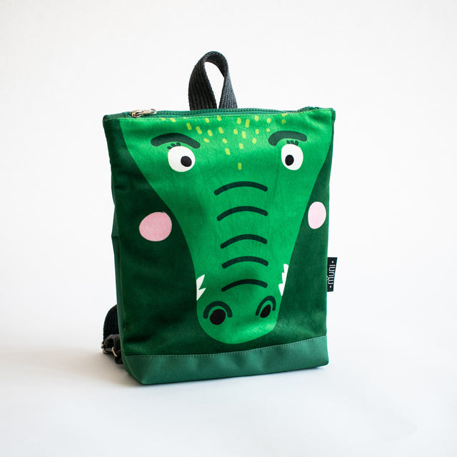 Crocodile Toddler Backpack – Durable & Playful for Preschool by Muni at brixbailey.com