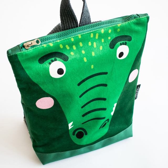 Crocodile Toddler Backpack – Durable, Playful & Perfect for Kids by Muni at brixbailey.com