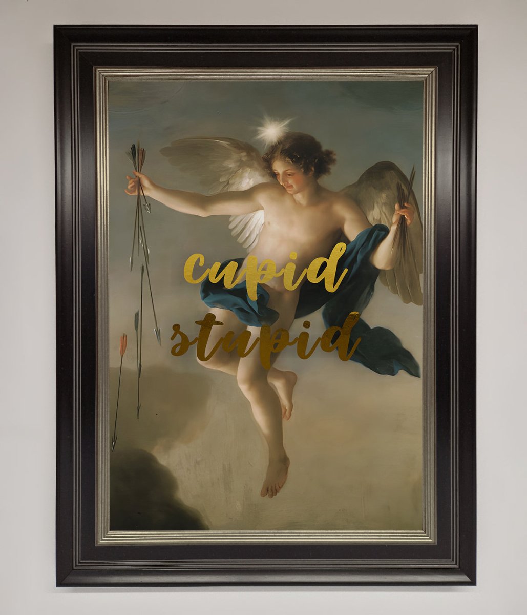 Cupid Stupid Foil Print