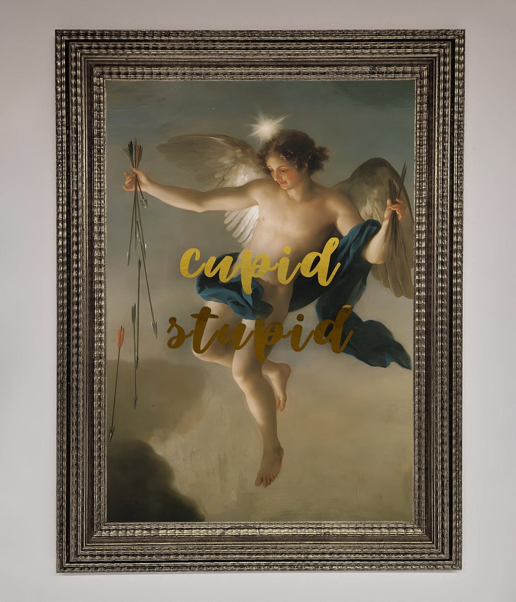 Cupid Stupid Foil Print