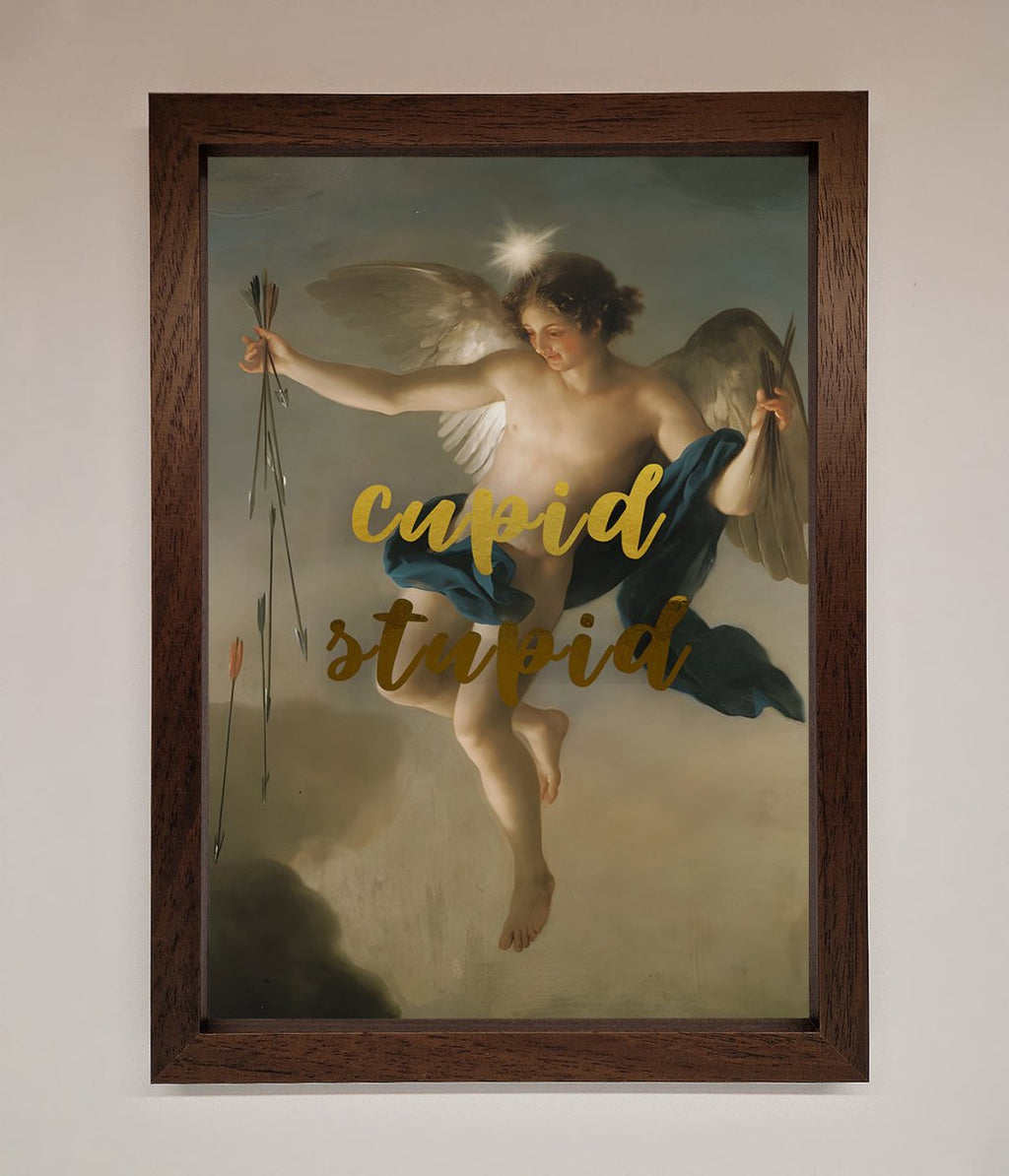 Cupid Stupid Foil Print
