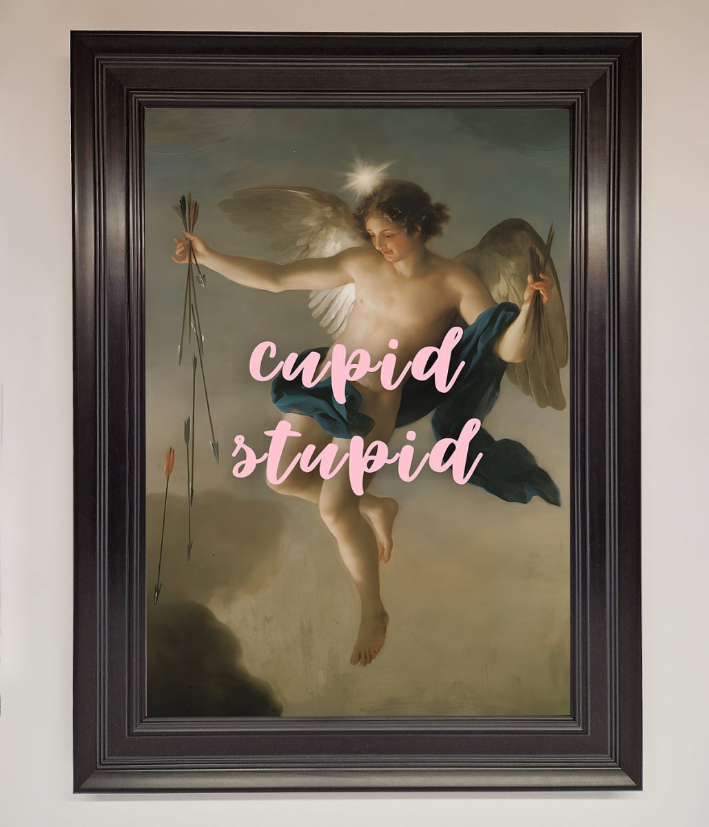 Cupid Stupid Framed Poster
