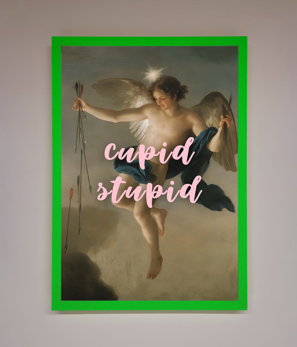 Cupid Stupid Framed Poster
