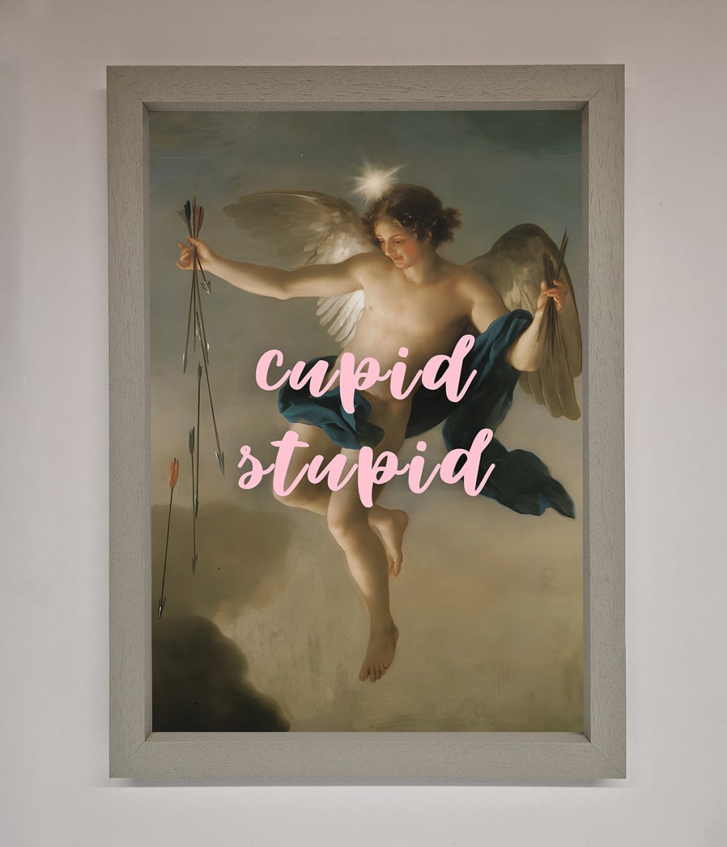 Cupid Stupid Framed Poster