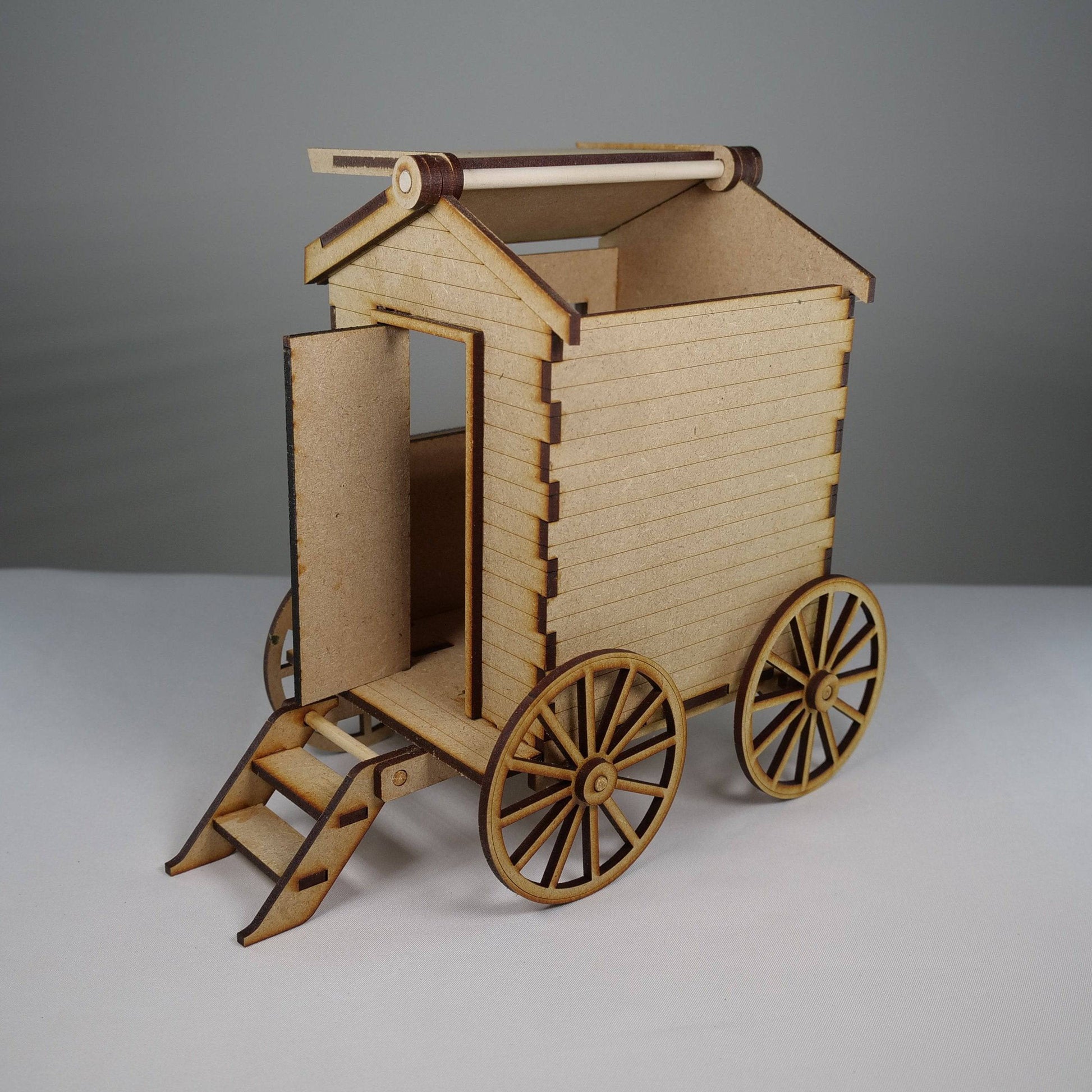 Bathing Hut - Flatpack Model Kit by Curious Rabbit ®