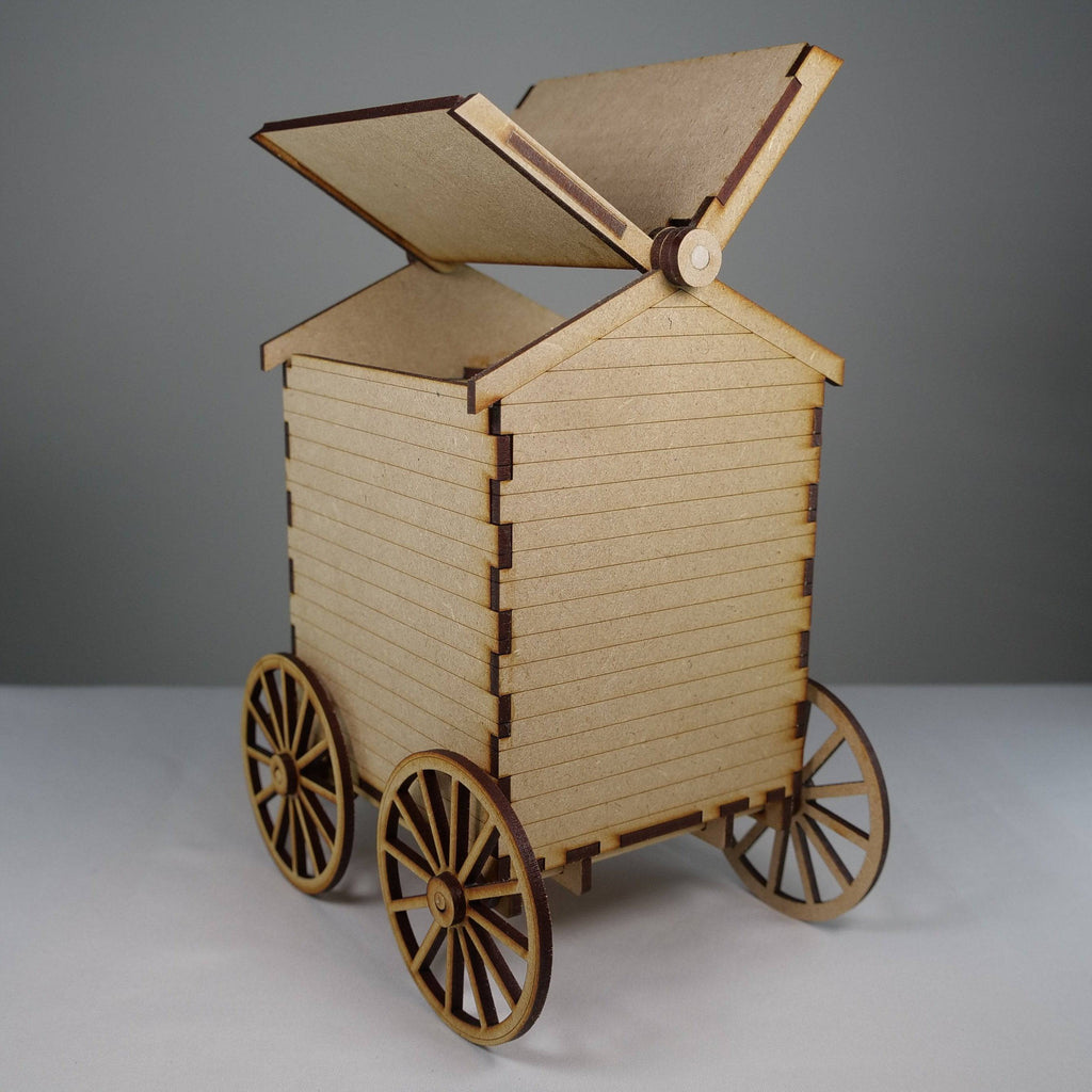 Bathing Hut - Pre-Built Model by Curious Rabbit ®